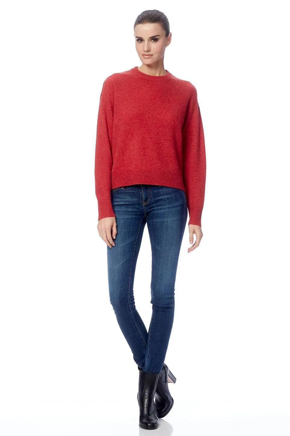 360 Cashmere - Gracie Cashmere Sweater in Brick