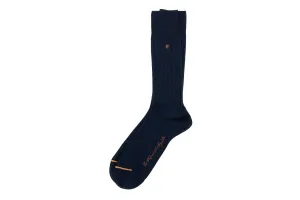 All Season Country Classic Meino Wool and Pima Cotton Socks - Navy