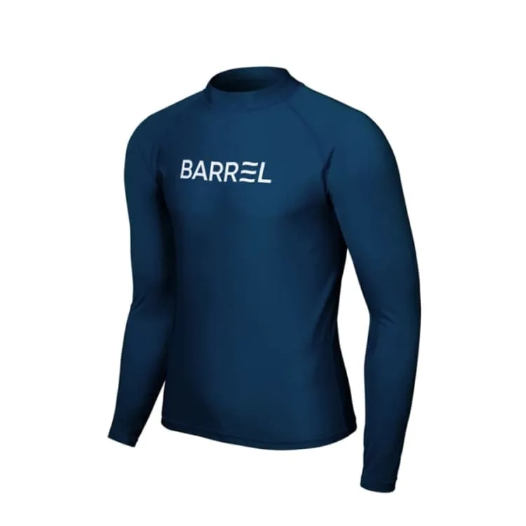 Barrel Mens Ocean Rashguard-BLUE
