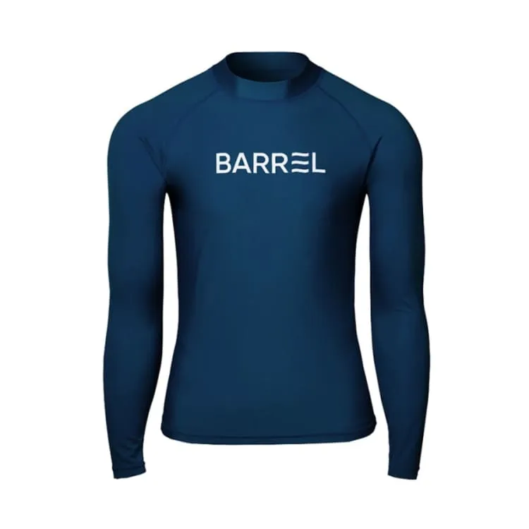 Barrel Mens Ocean Rashguard-BLUE