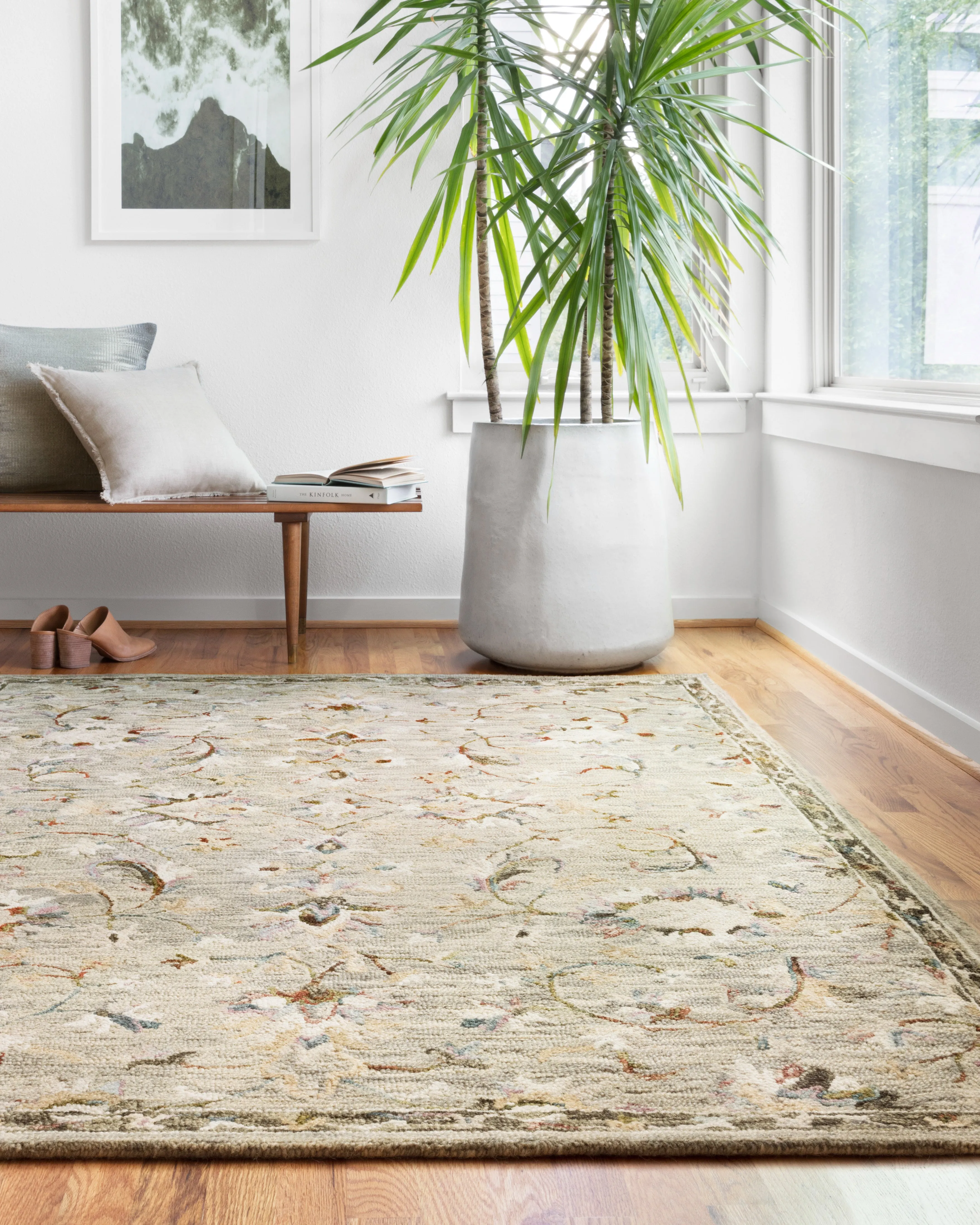 Beatty Rug in Grey & Multi