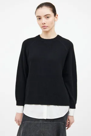 Black Layered Sweater