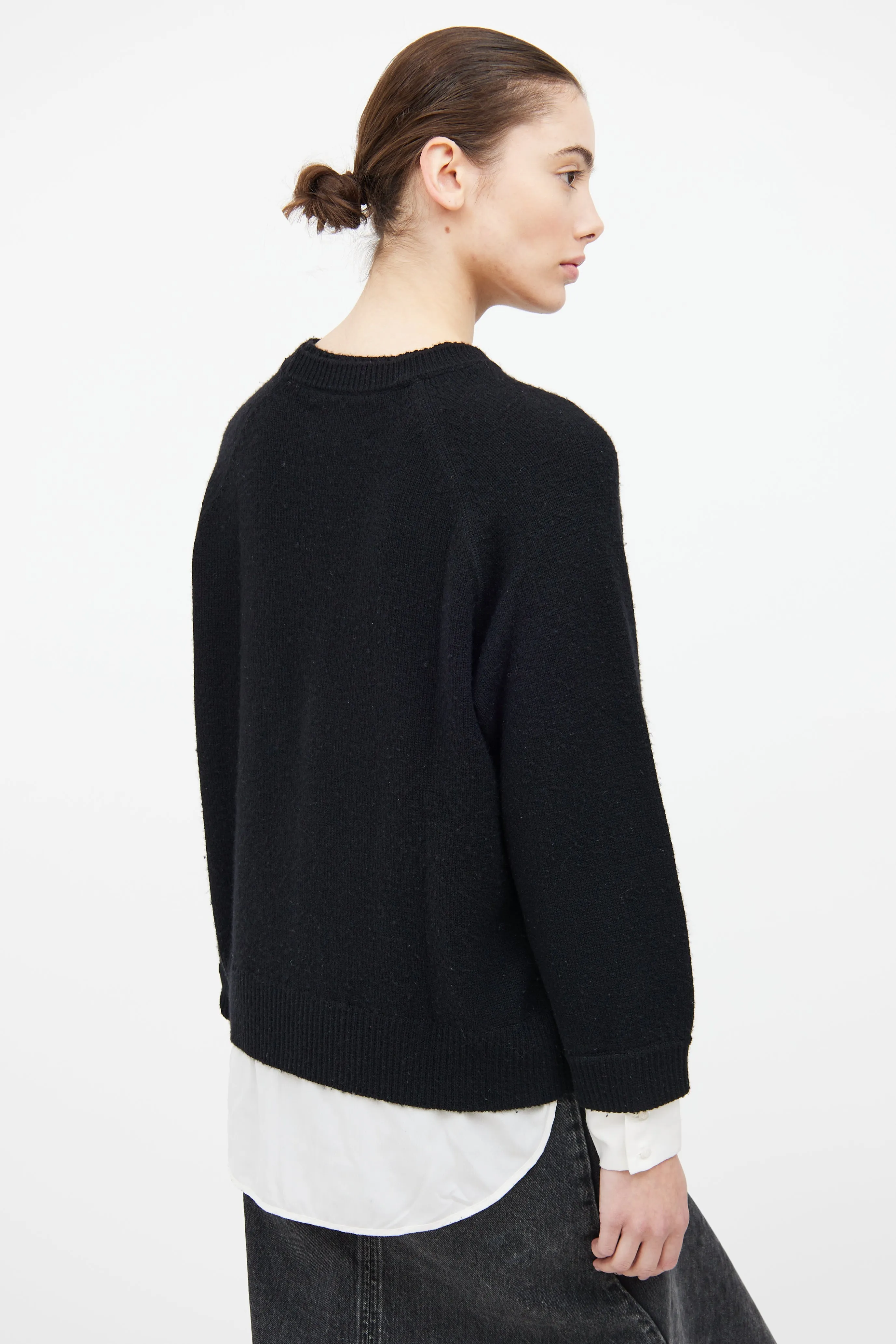 Black Layered Sweater