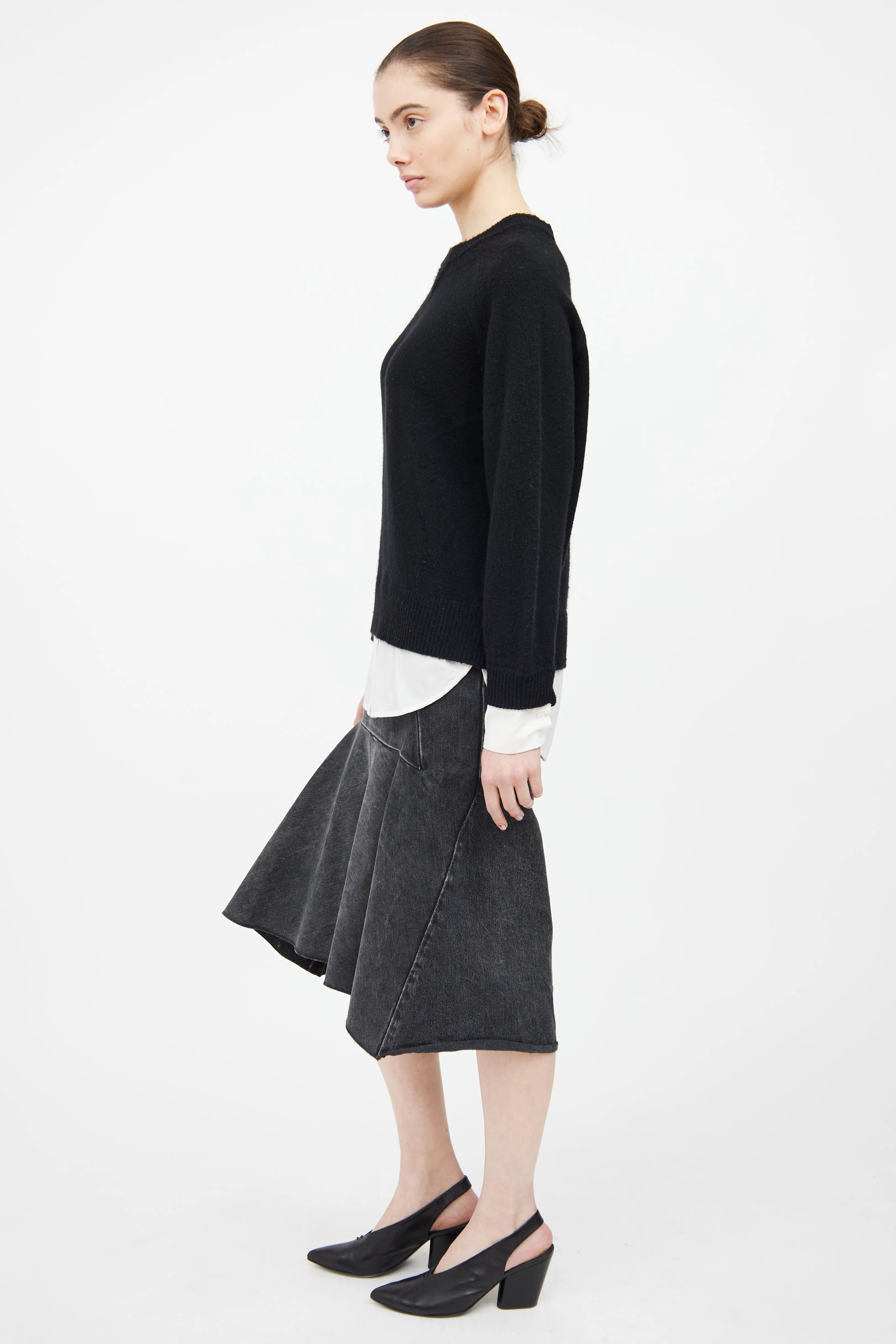 Black Layered Sweater