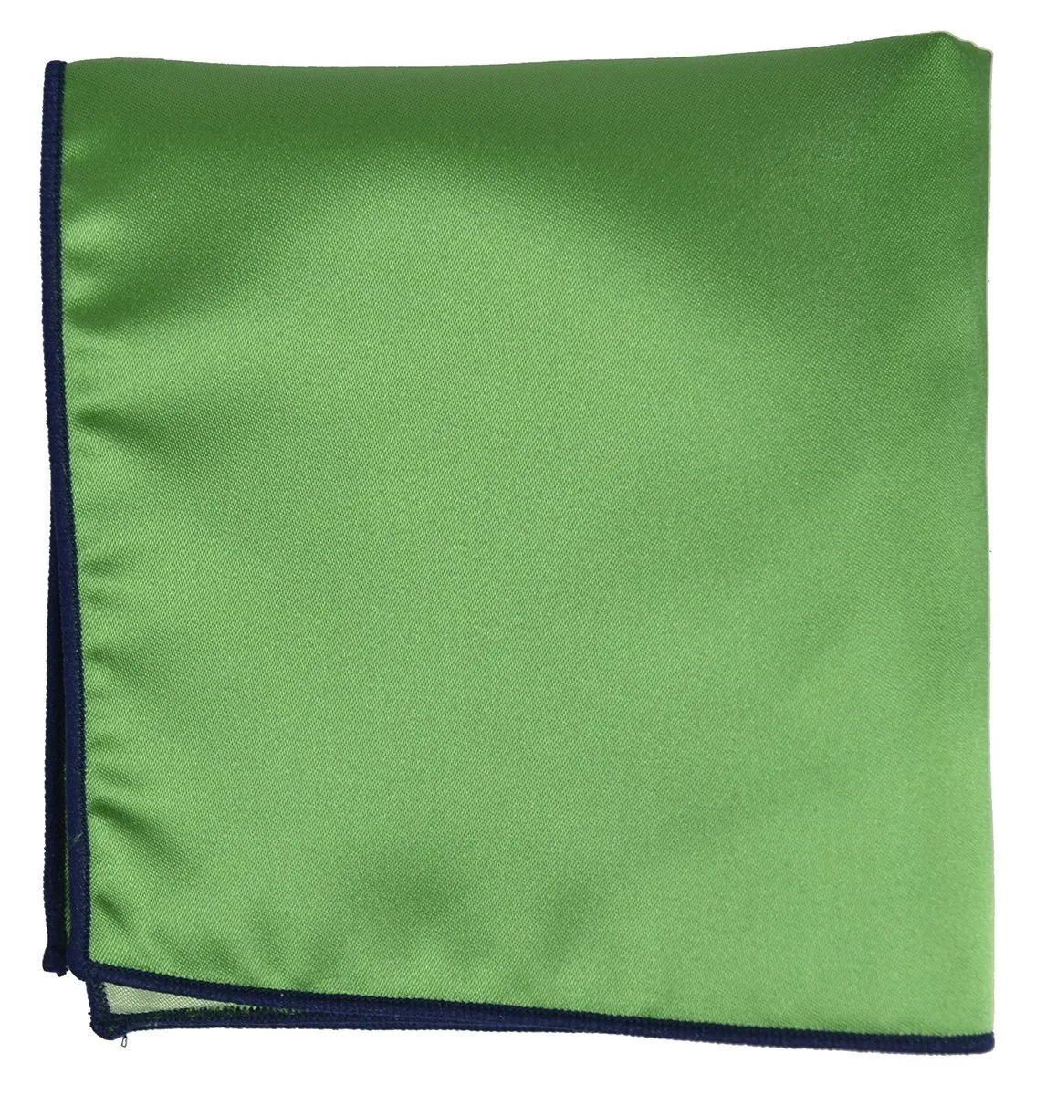 Blue and Green Striped Men's Tie and Pocket Square