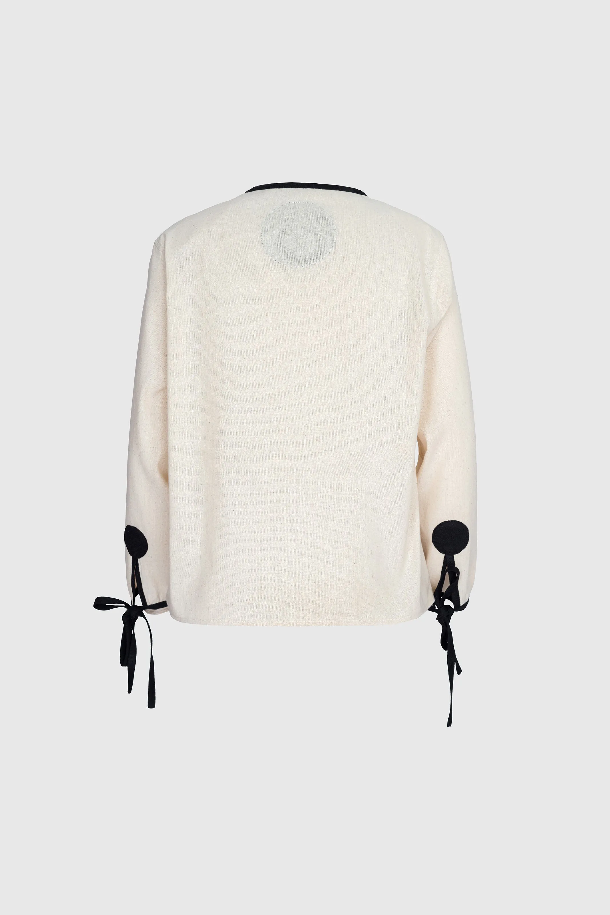 Butter White Shirt - With Black Zen Circles