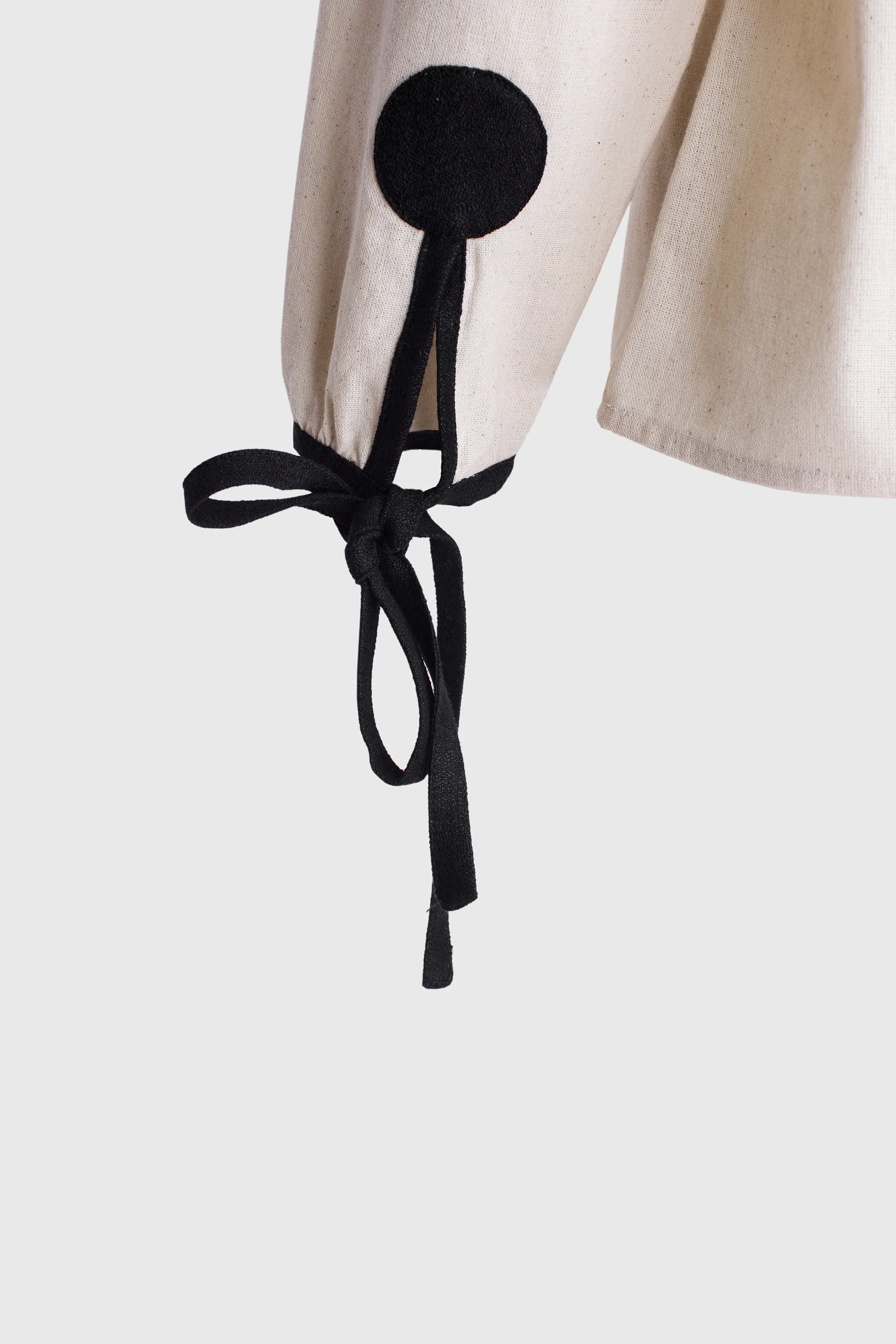 Butter White Shirt - With Black Zen Circles