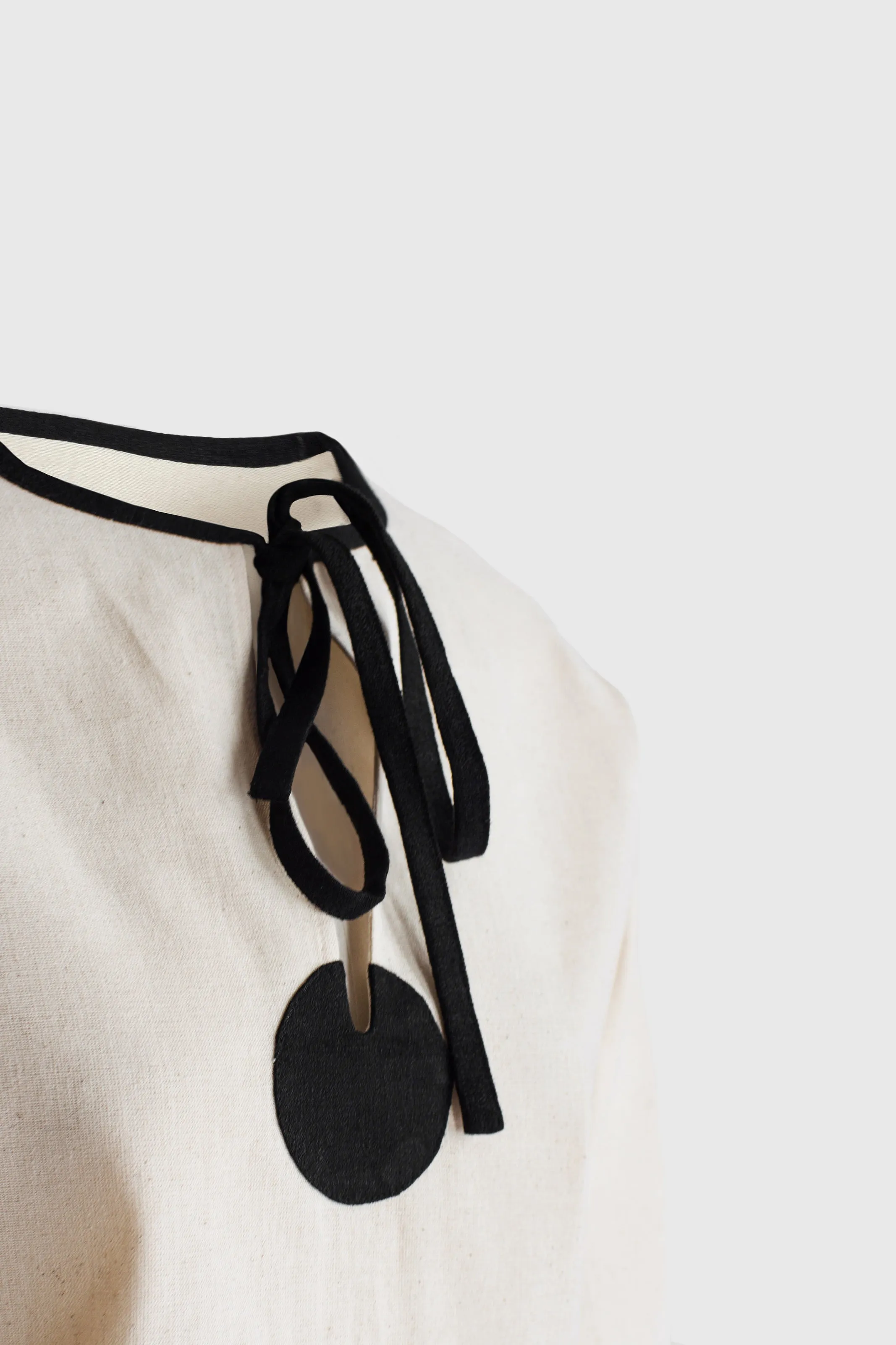 Butter White Shirt - With Black Zen Circles
