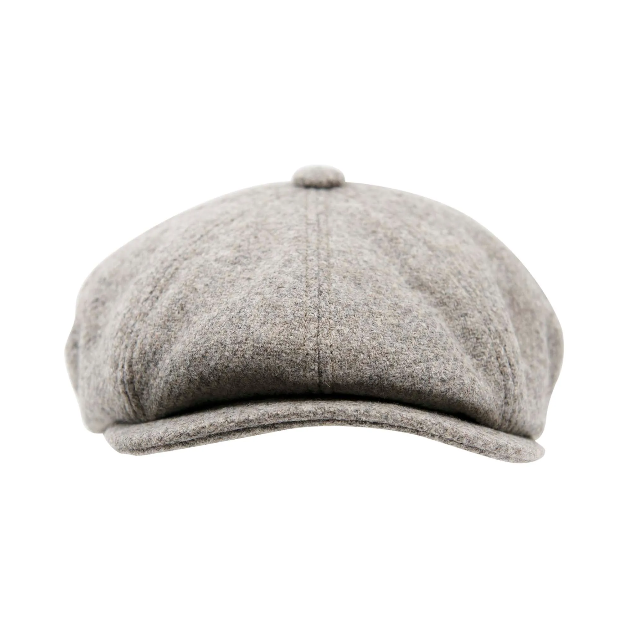 Carlyle Heath Plain Wool Mix Newsboy Cap