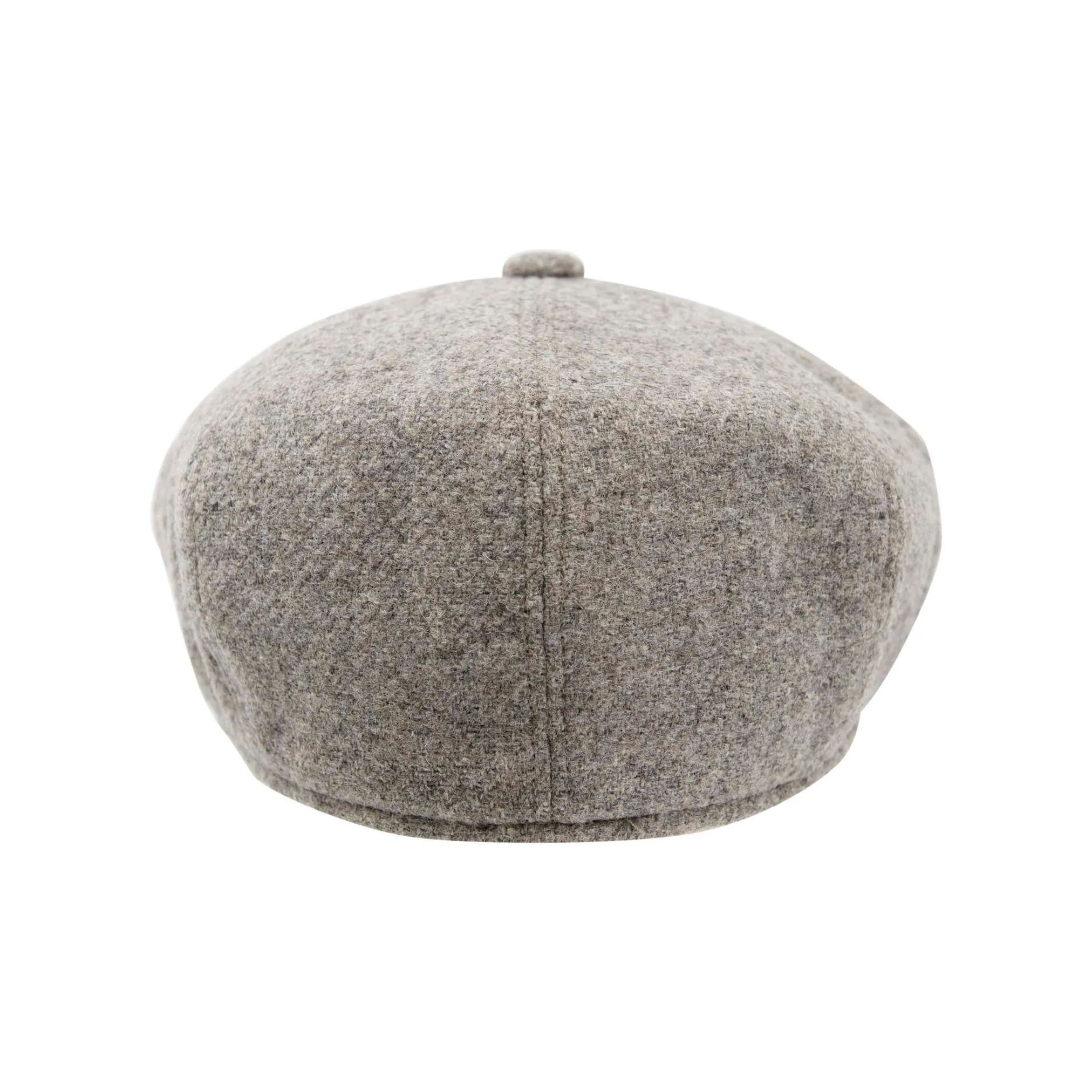 Carlyle Heath Plain Wool Mix Newsboy Cap