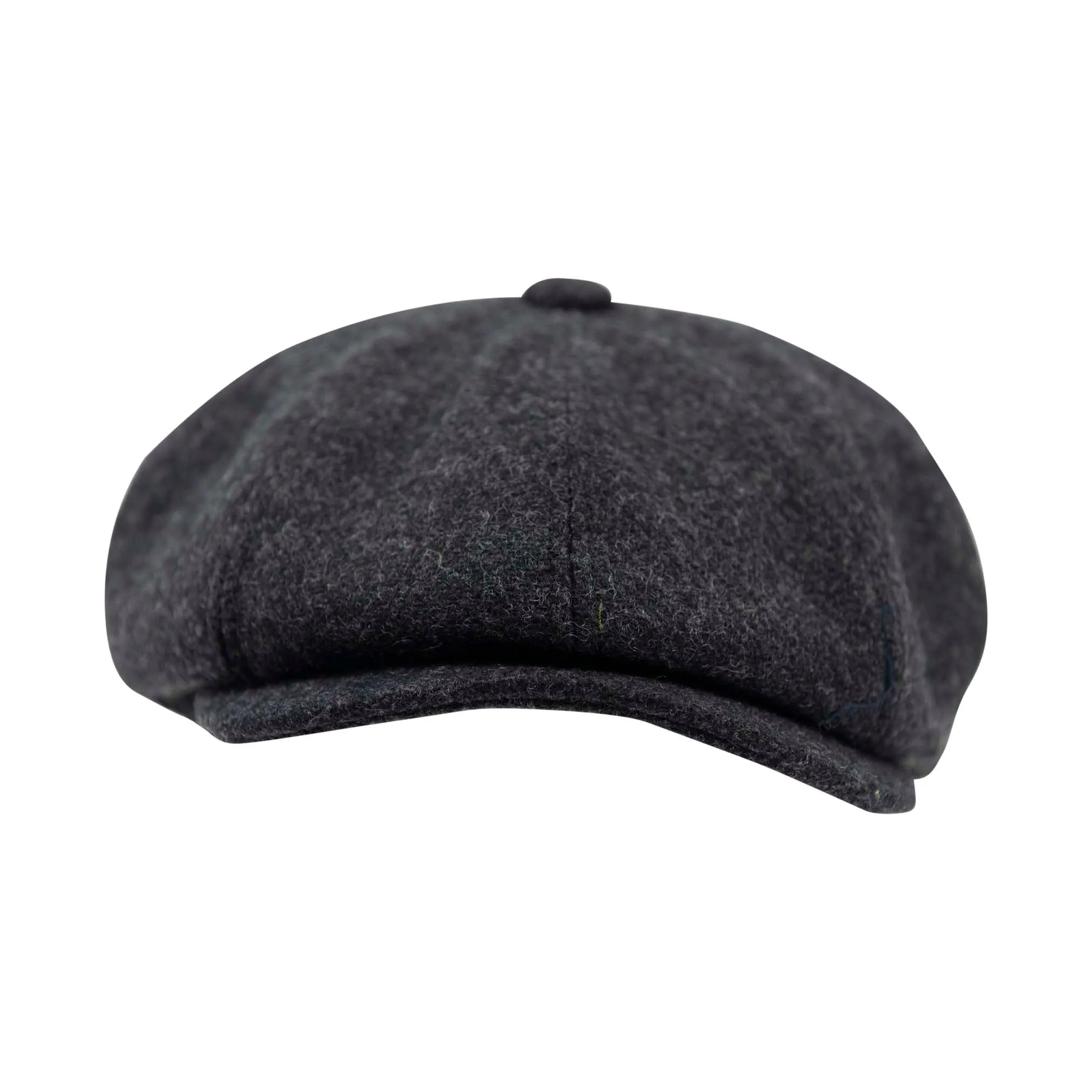 Carlyle Heath Plain Wool Mix Newsboy Cap
