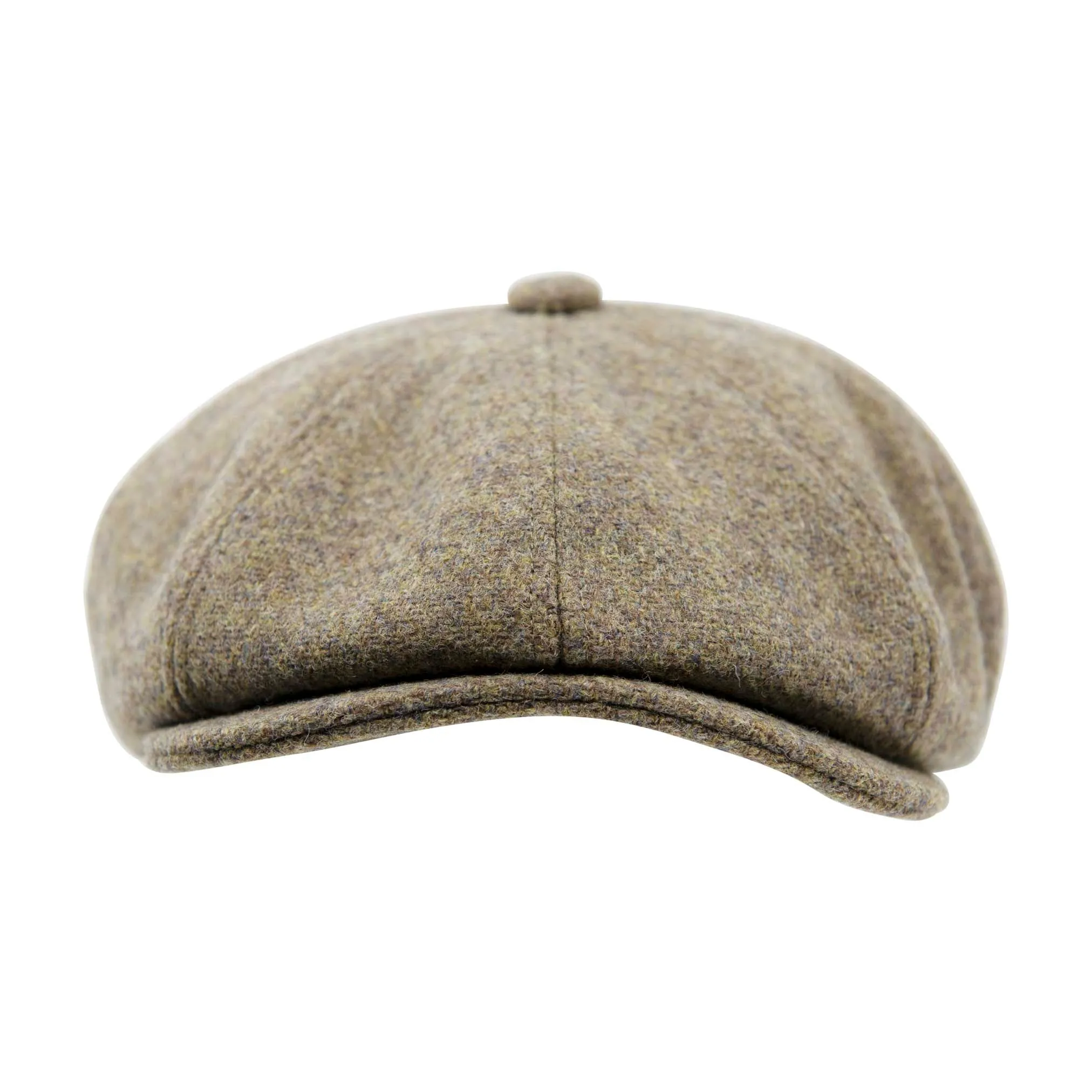 Carlyle Heath Plain Wool Mix Newsboy Cap