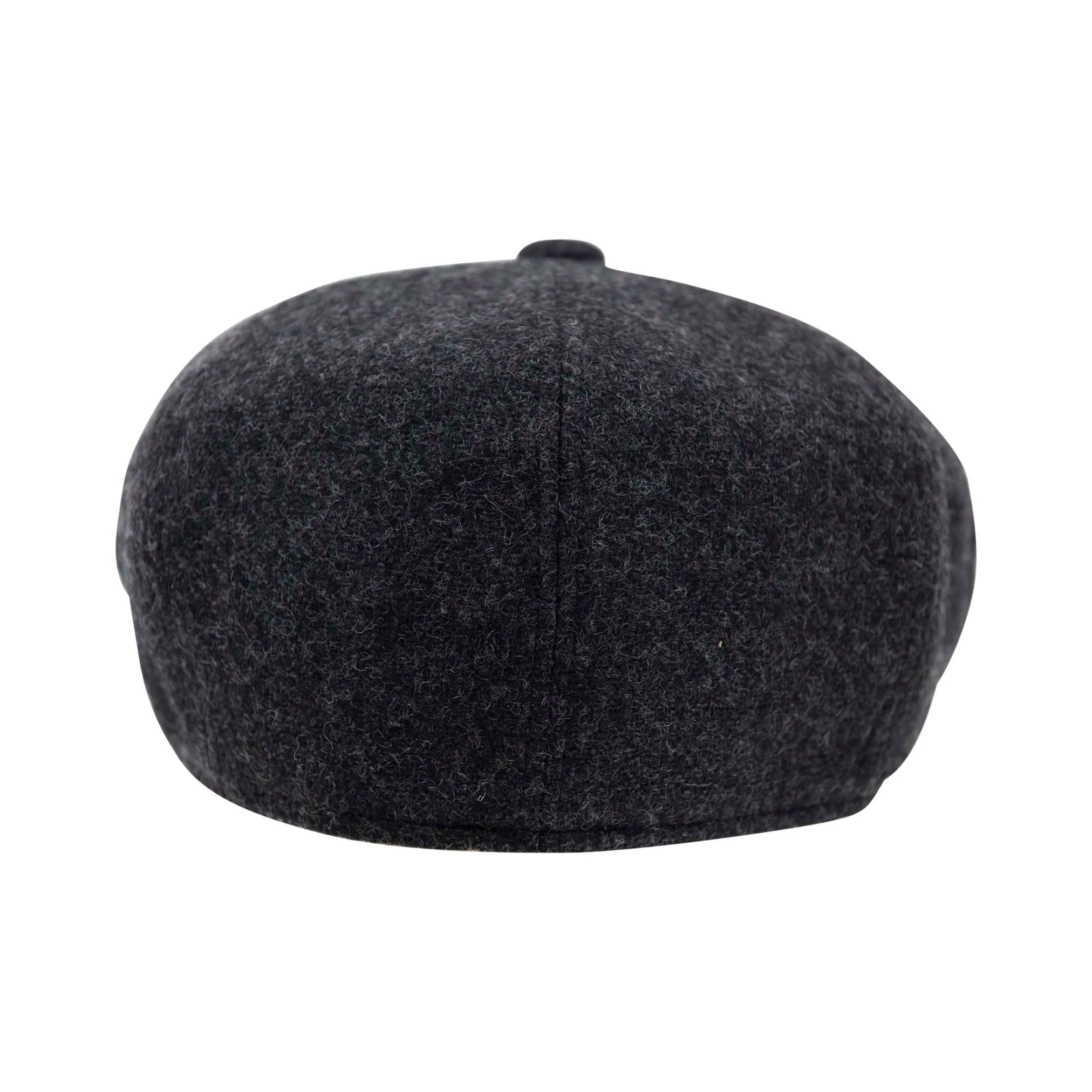 Carlyle Heath Plain Wool Mix Newsboy Cap