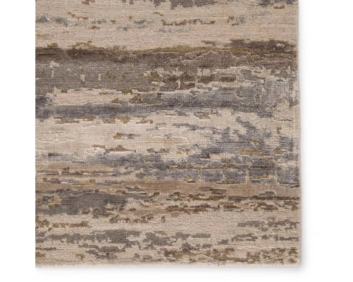 Chaos Theory By Kavi CKV19 Moonlight/Faded Denim Rug
