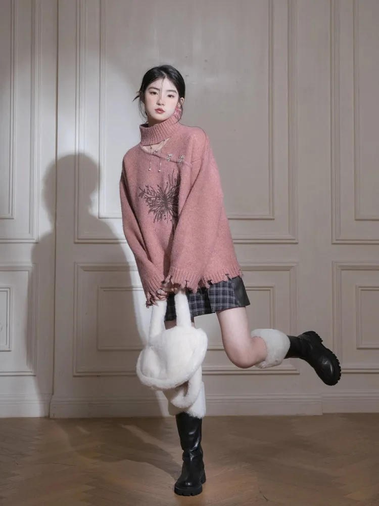 Chinese style wool sweater【s0000005833】