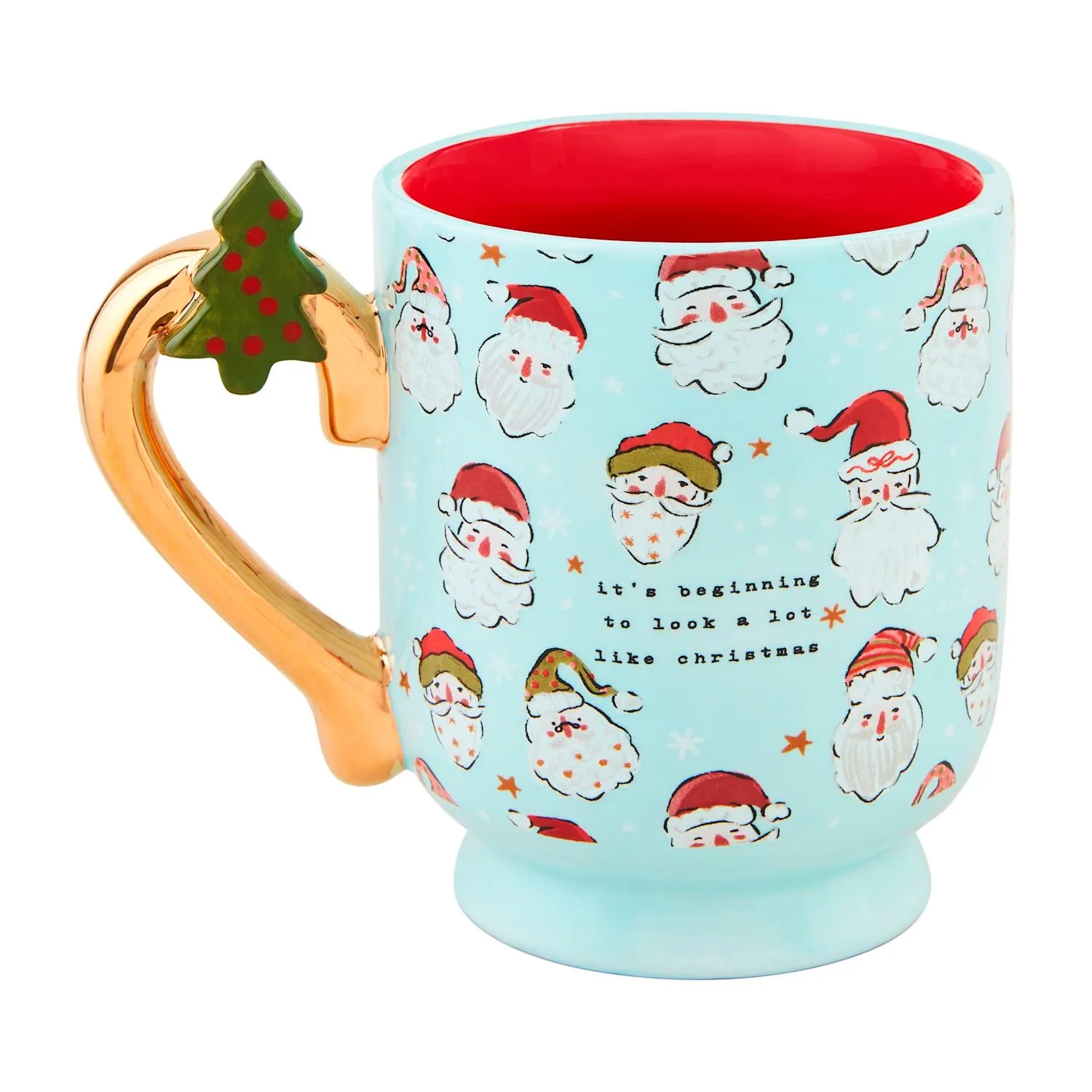 Christmas Pedestal Mugs in Assorted Styles