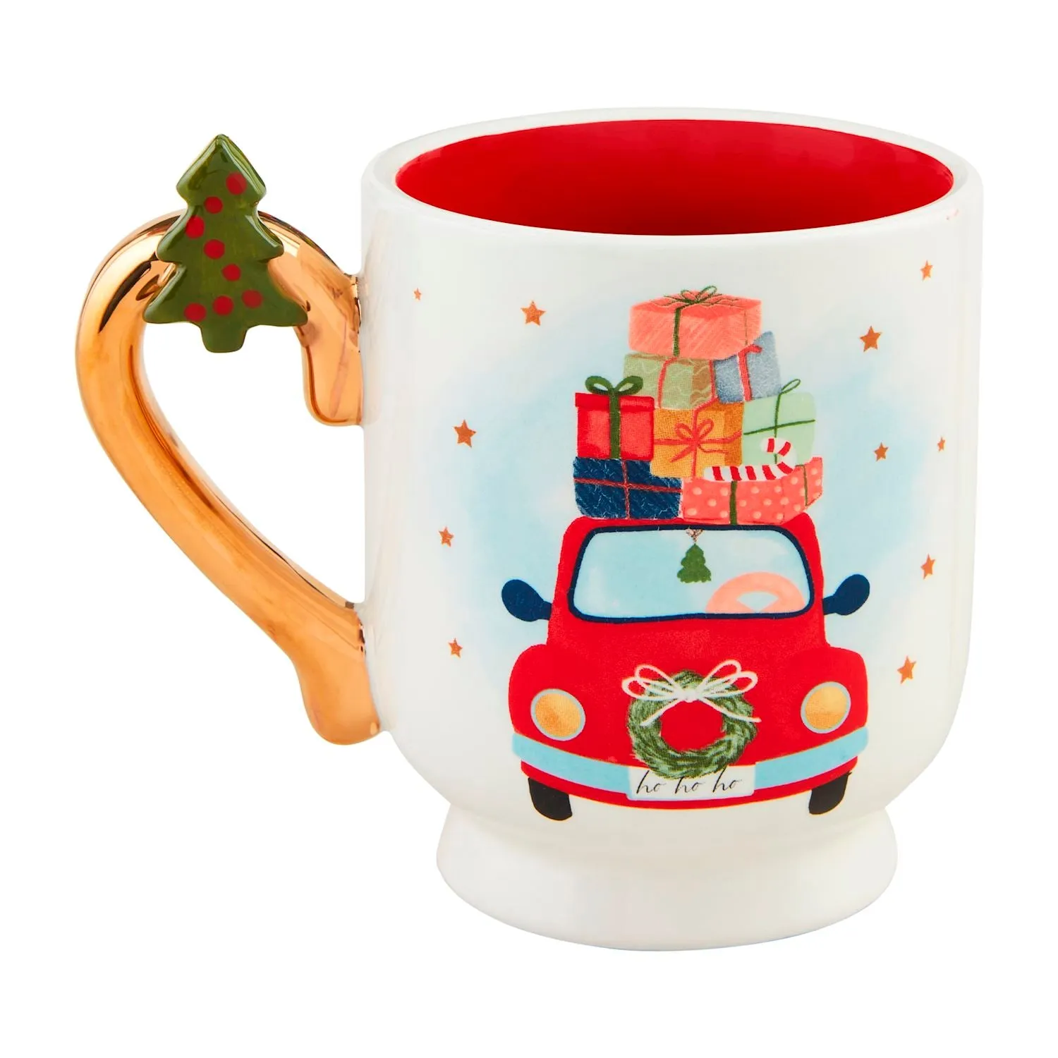 Christmas Pedestal Mugs in Assorted Styles