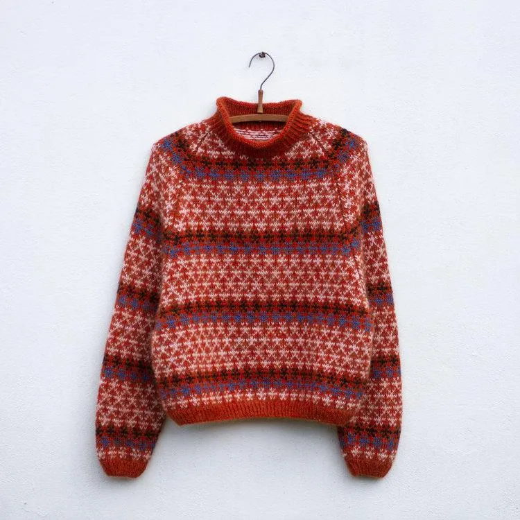 Coloured Crosses by Anne Ventzel, No 2 yarn kit (ex pattern)