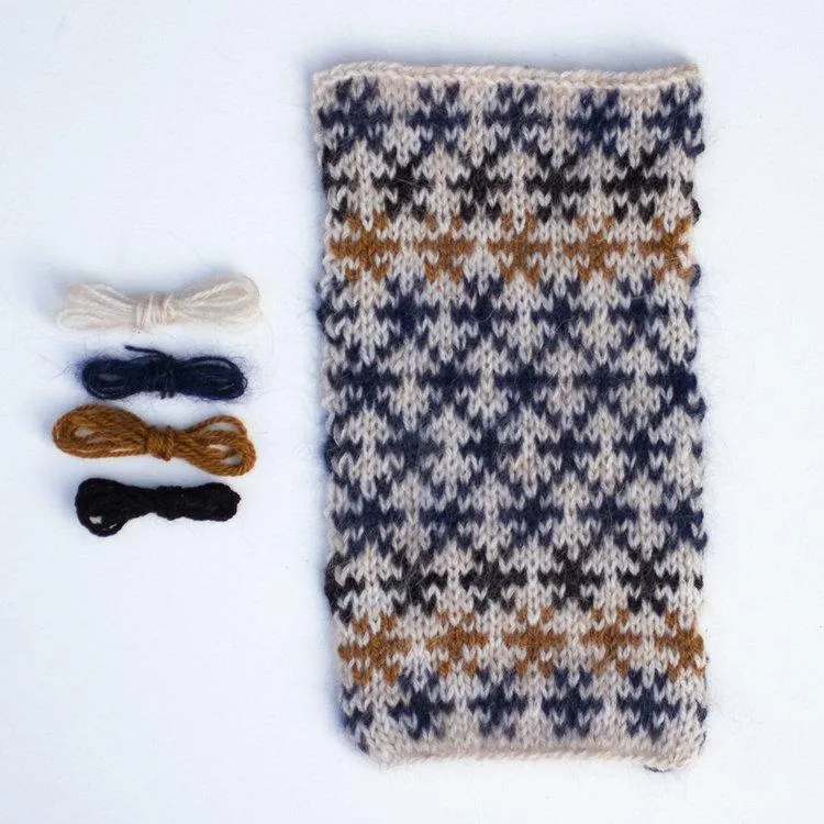 Coloured Crosses by Anne Ventzel, No 2 yarn kit (ex pattern)
