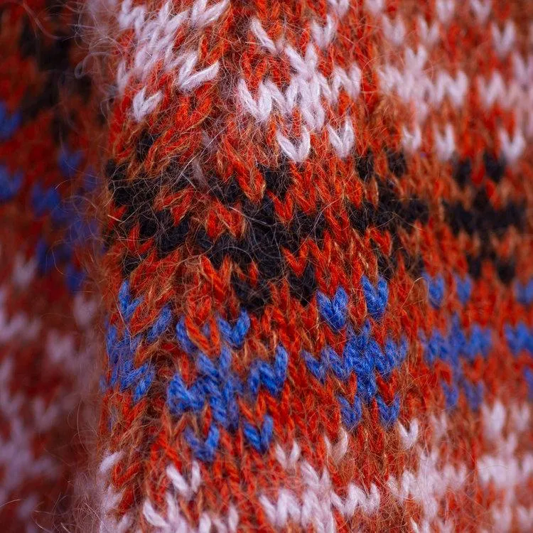 Coloured Crosses by Anne Ventzel, No 2 yarn kit (ex pattern)