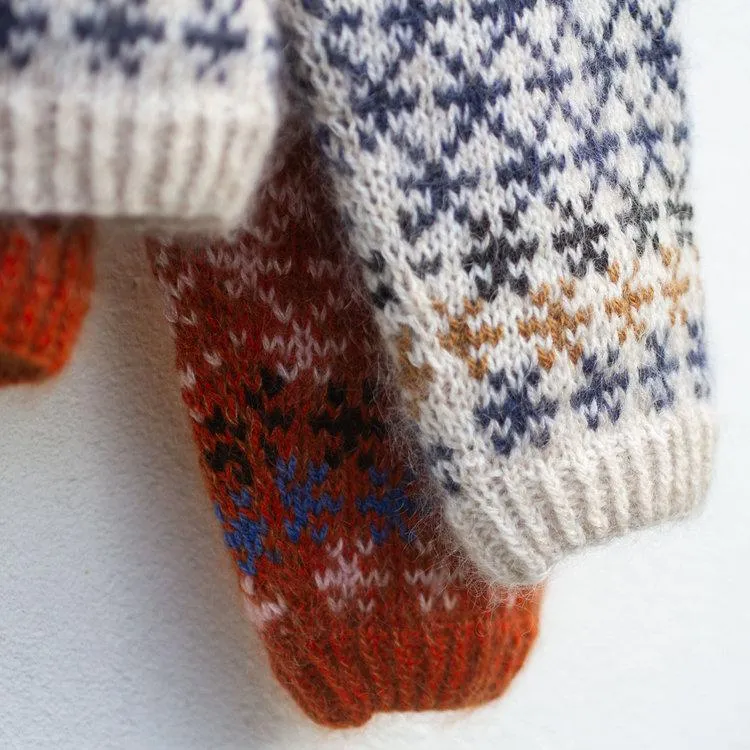 Coloured Crosses by Anne Ventzel, No 2 yarn kit (ex pattern)