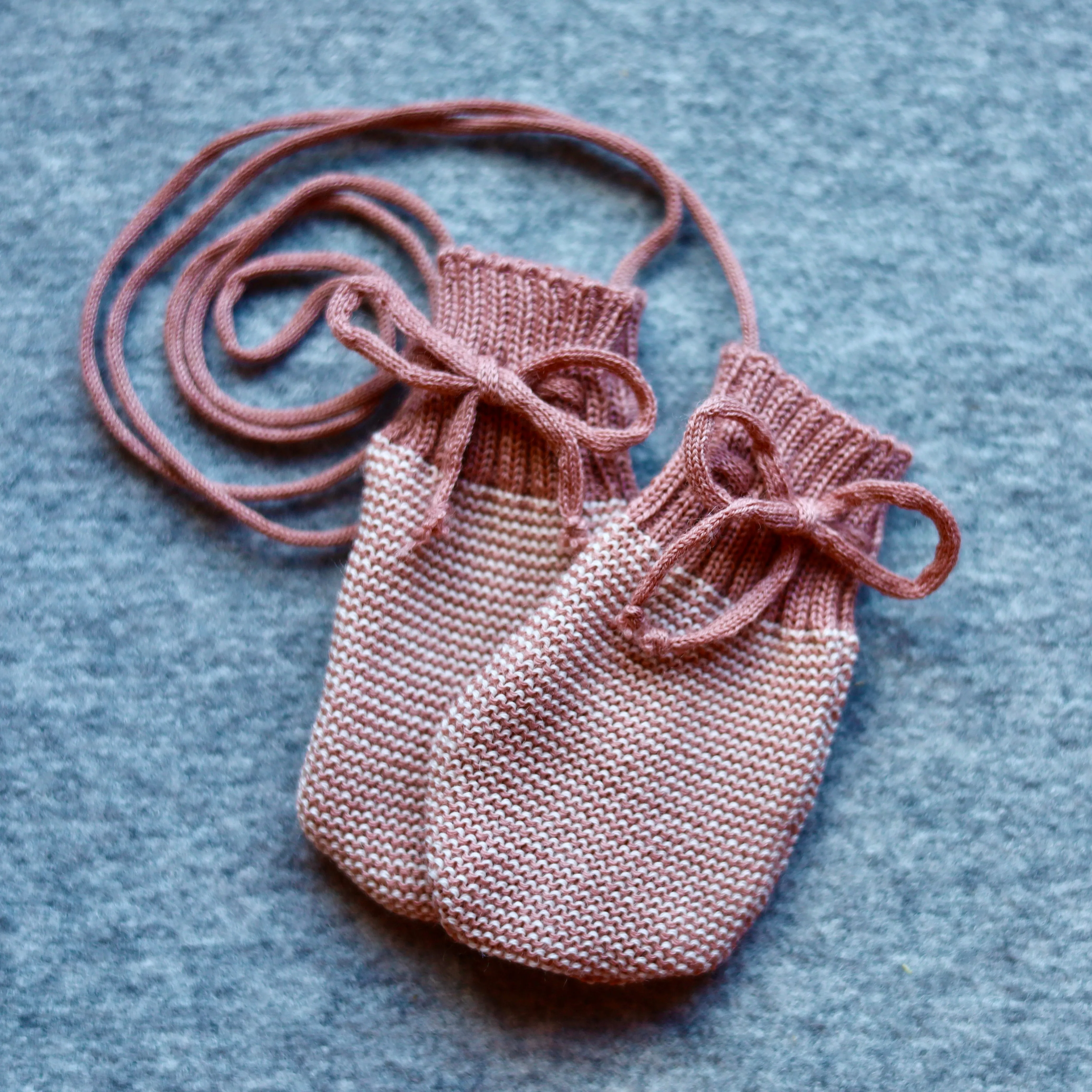 Disana Baby Mitt, Knitted Merino Wool