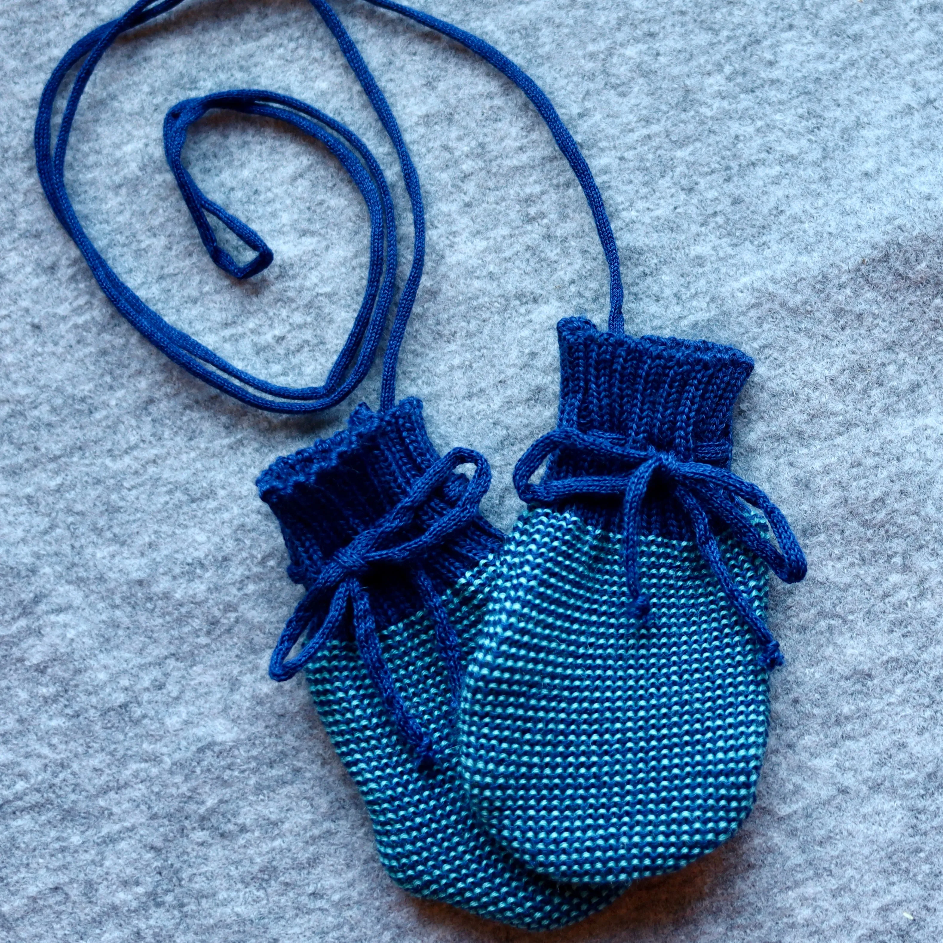 Disana Baby Mitt, Knitted Merino Wool