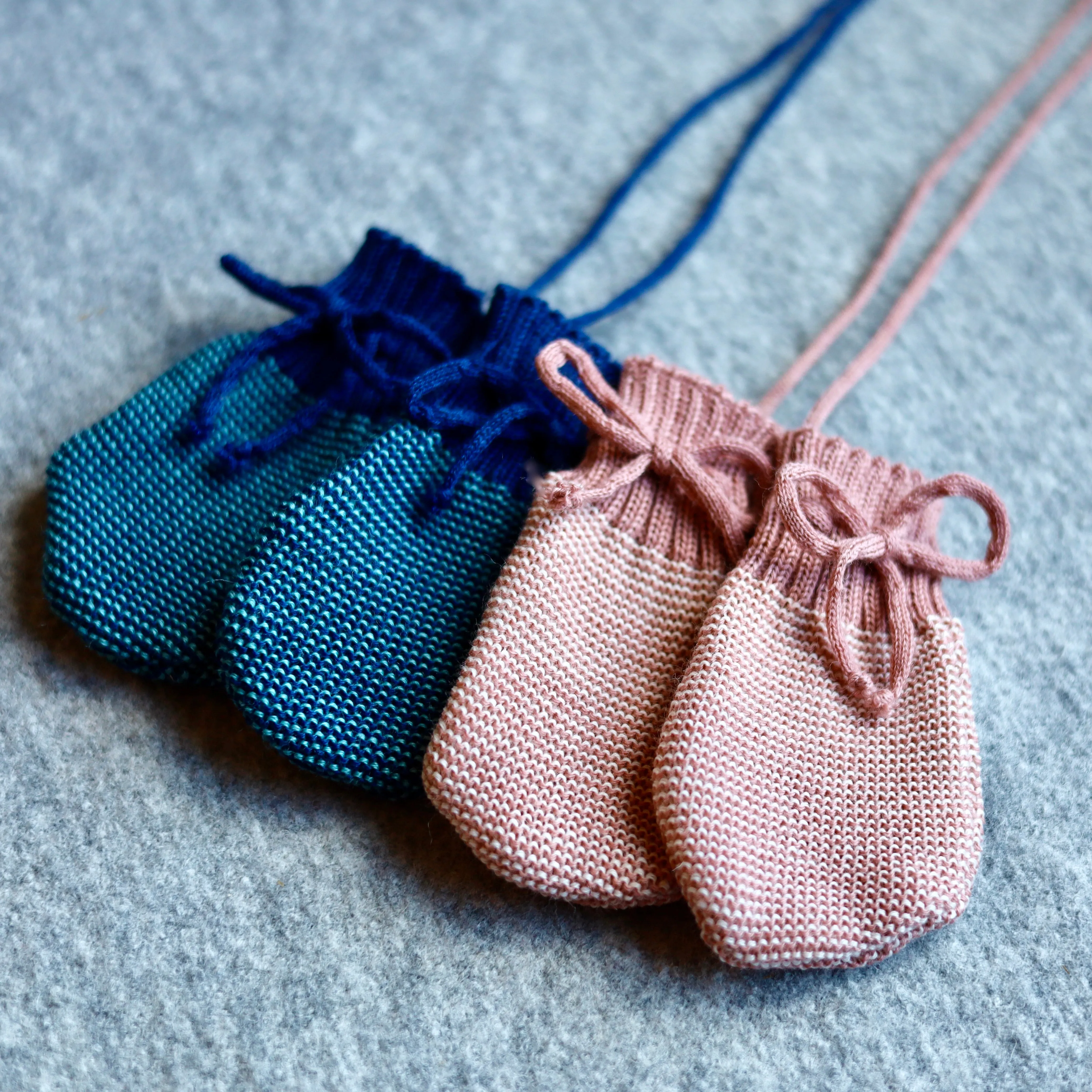 Disana Baby Mitt, Knitted Merino Wool