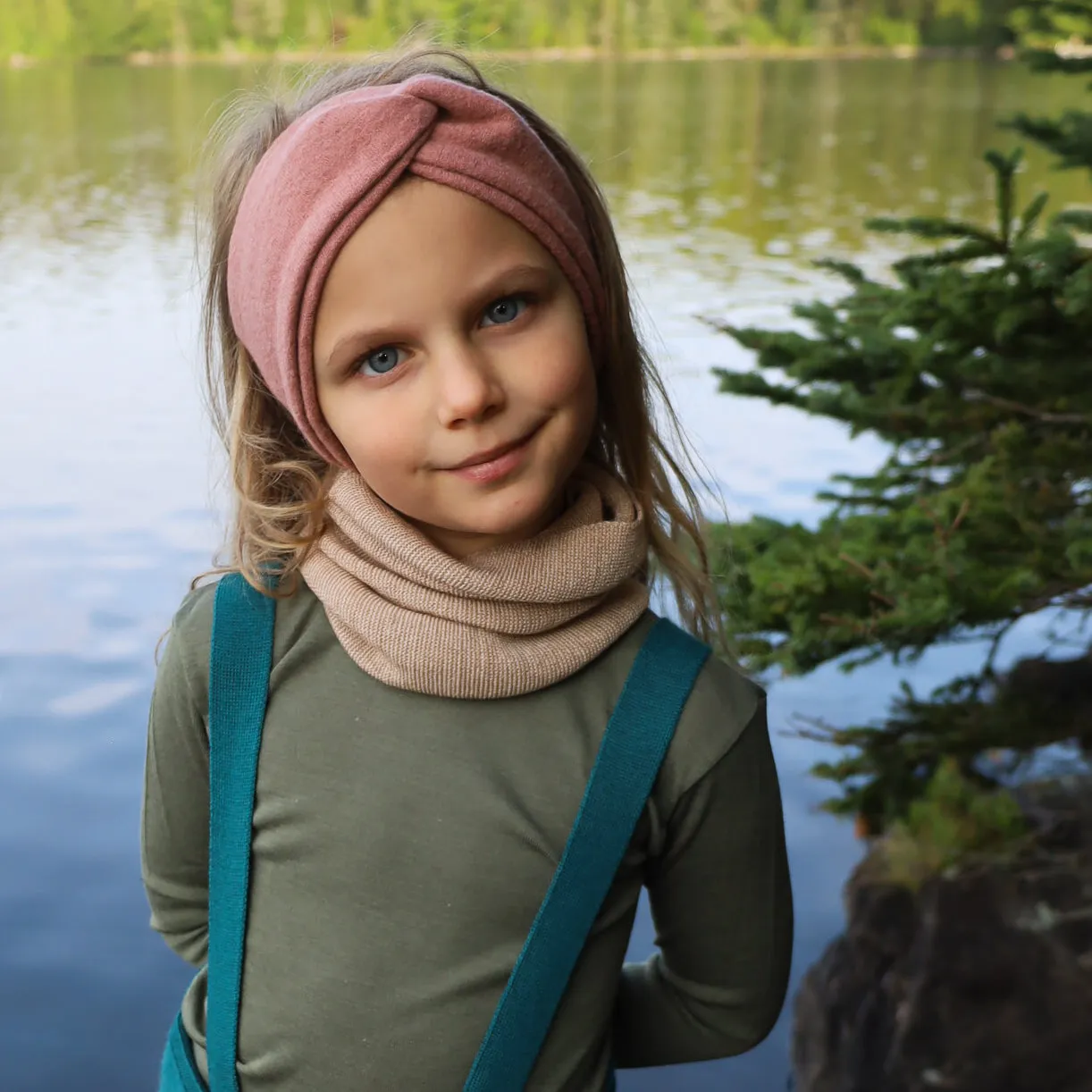 Disana Toddler/Child/Adult Knit Neck Buff, Merino Wool