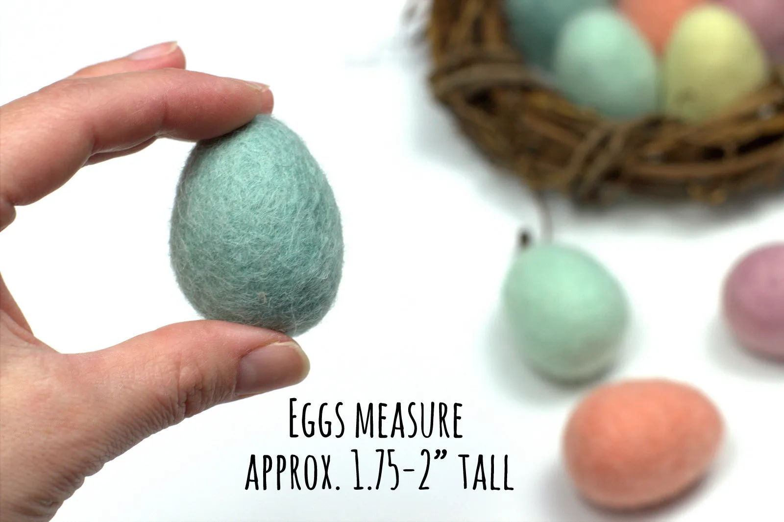Easter Egg Ornaments- Lavender, Pink, Teal Mix