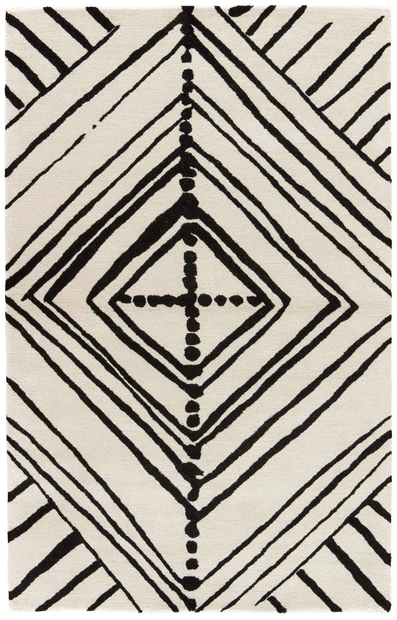Etho by Nikki Chu ENK10 Black/White Rug