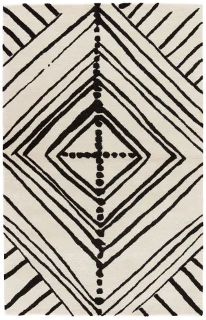 Etho by Nikki Chu ENK10 Black/White Rug