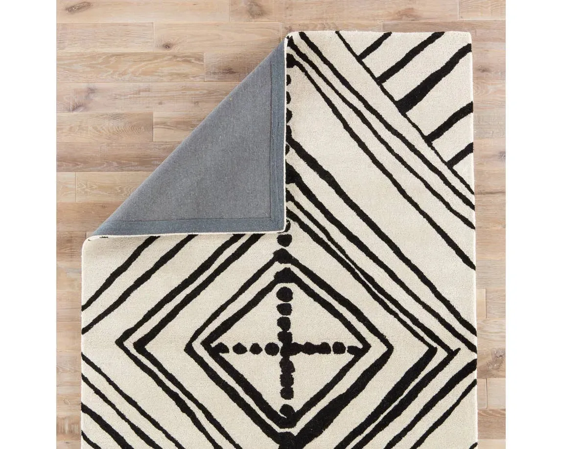 Etho by Nikki Chu ENK10 Black/White Rug