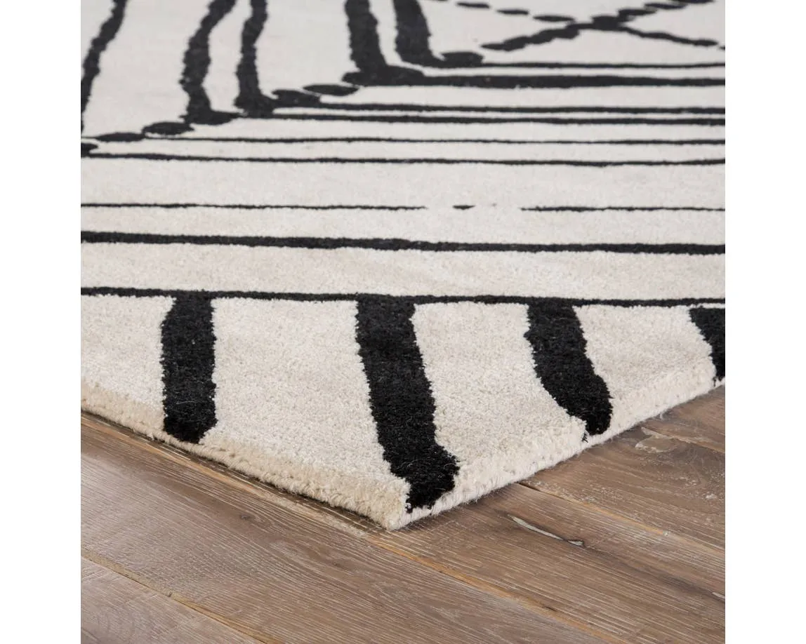 Etho by Nikki Chu ENK10 Black/White Rug