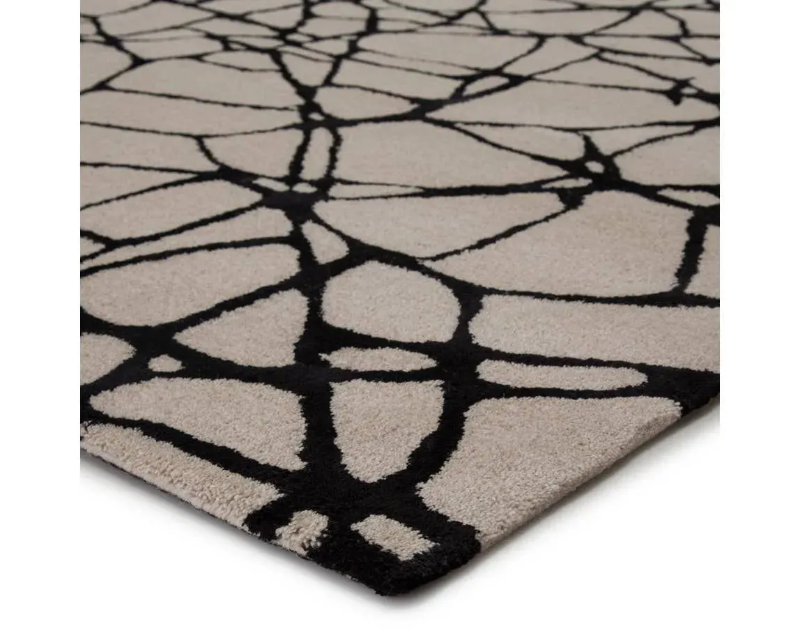 Etho by Nikki Chu ENK12 Black/Cream Rug