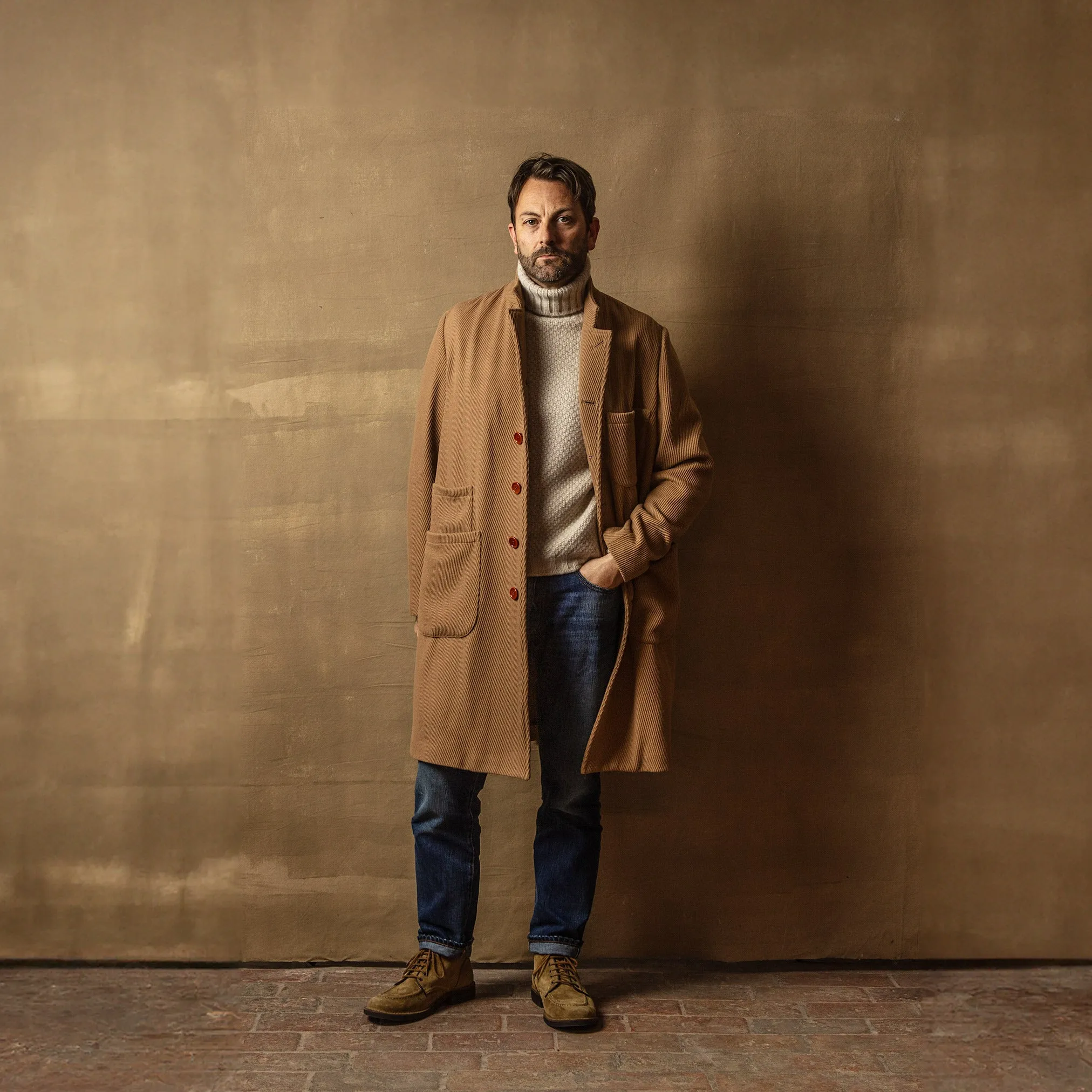 Gablone Diago Coat in Camel