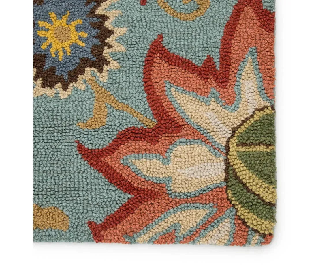 Hacienda HAC09 Red/Green Rug