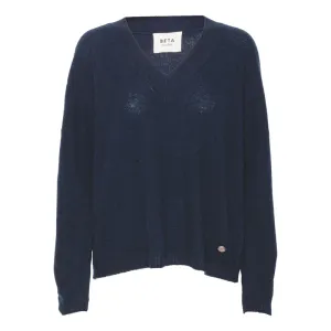 HAIMA V-NECK | NAVY