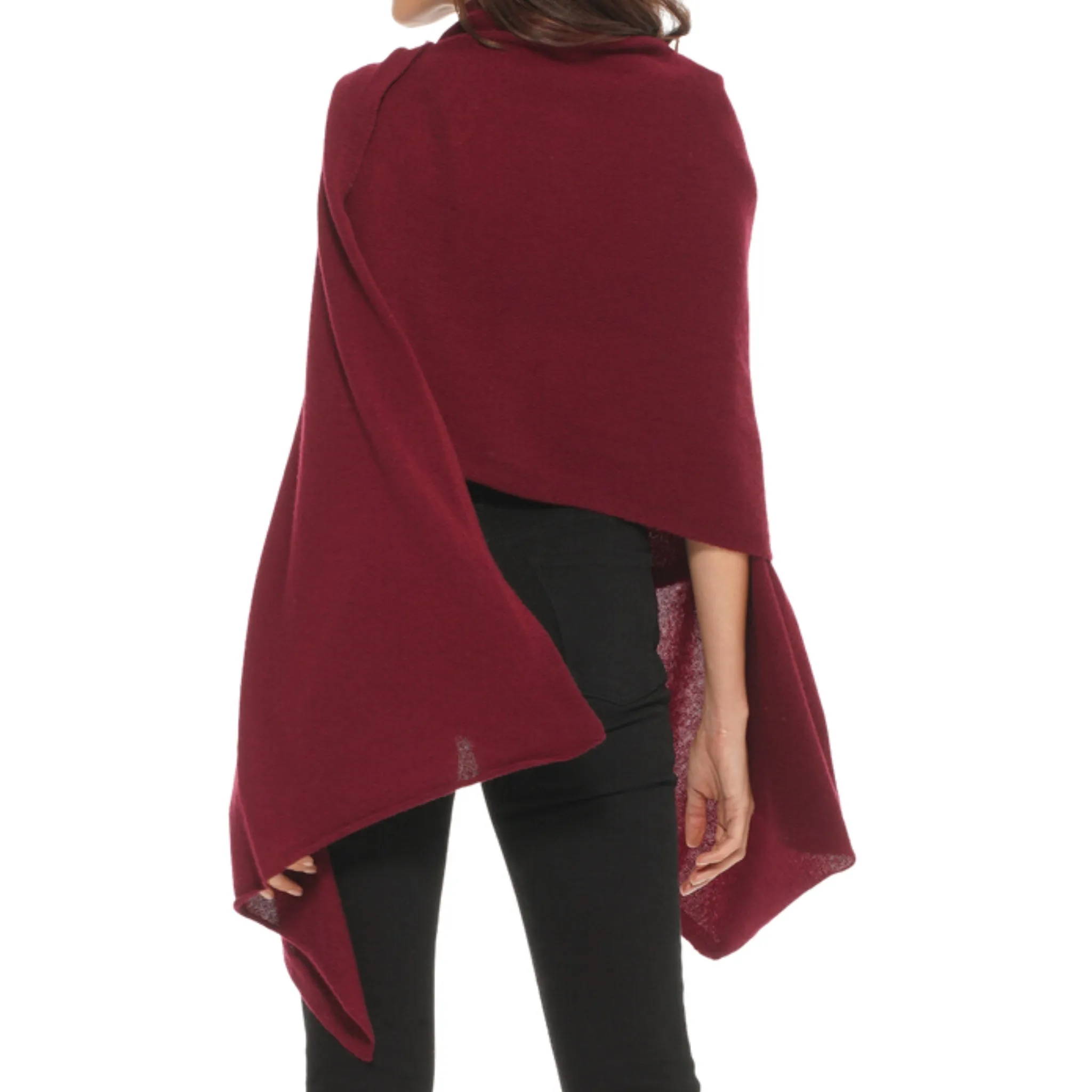 Julian knitted  pure cashmere scarf/ shawl/ wrap