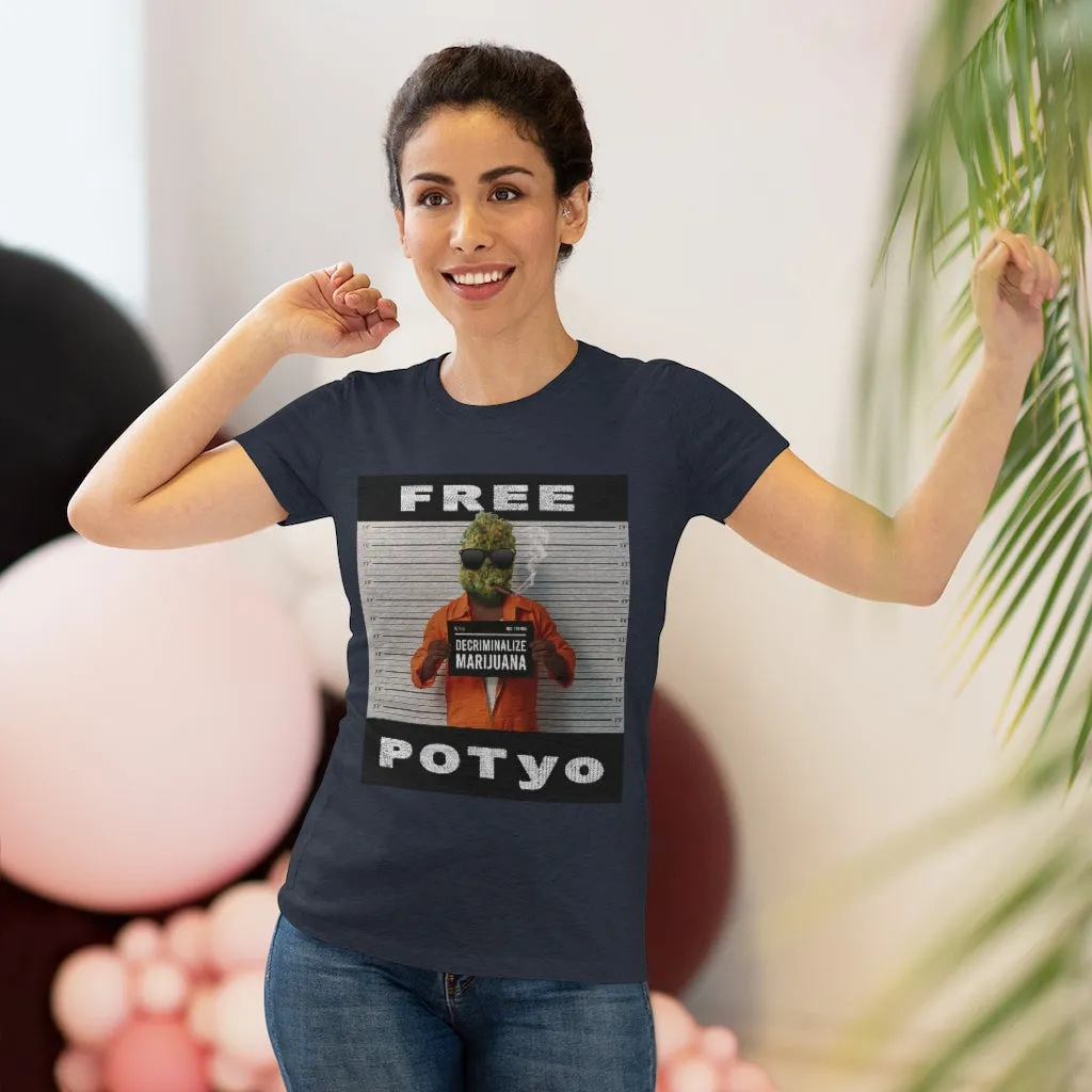KCC  Women's T-shirts  Triblend Tee/ Free Potyo