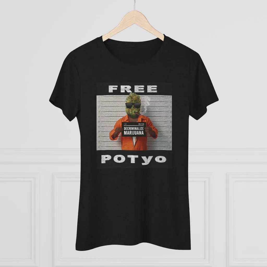 KCC  Women's T-shirts  Triblend Tee/ Free Potyo
