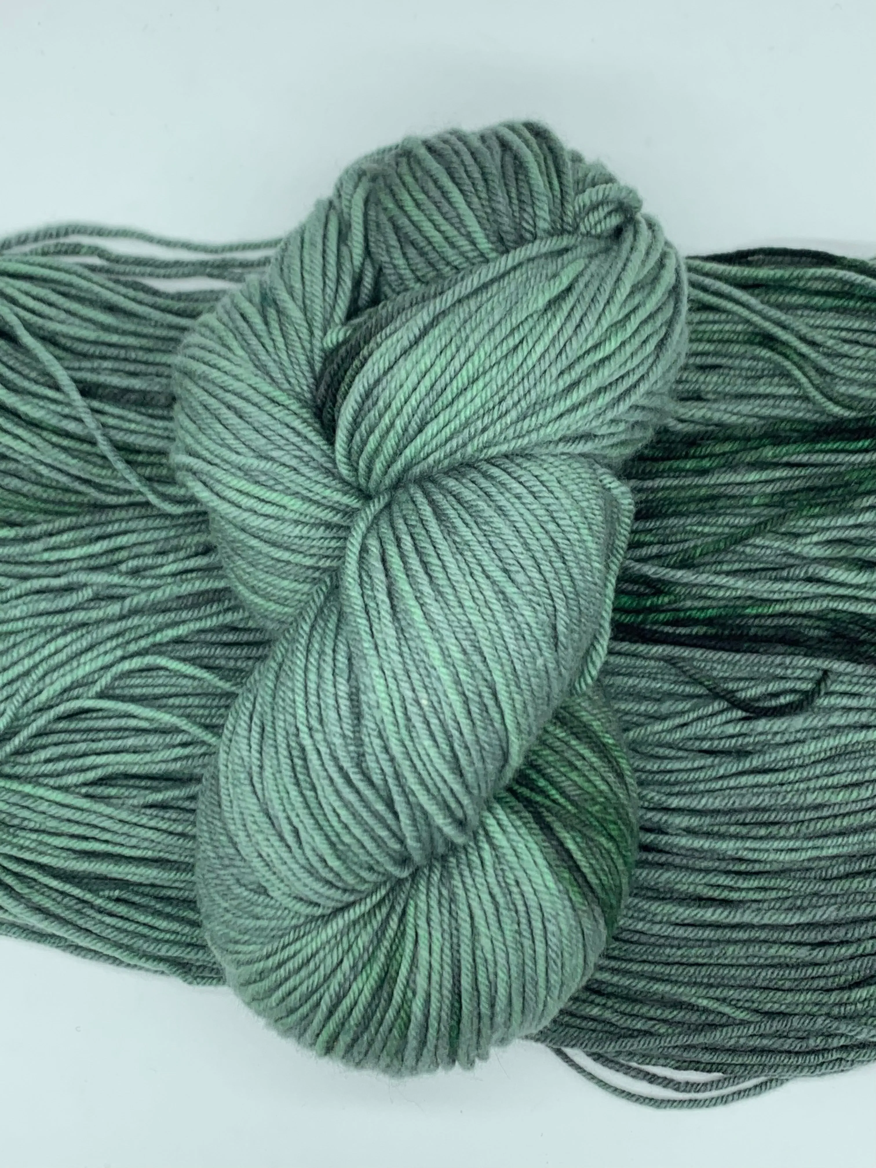 Laurelhurst DK: Hadrian Green ~ Superfine Merino Wool, Silk, Yak Down