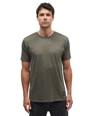 Le Bent Men's Ultralight Short Sleeve Tee - Olive Night