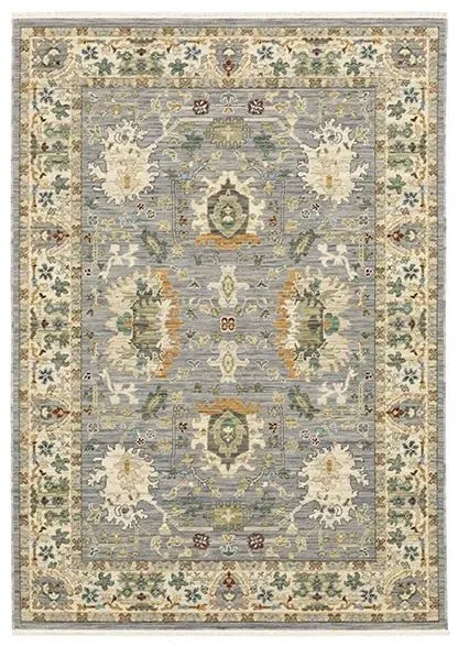 Lucca 2063L Blue/Multi Rug