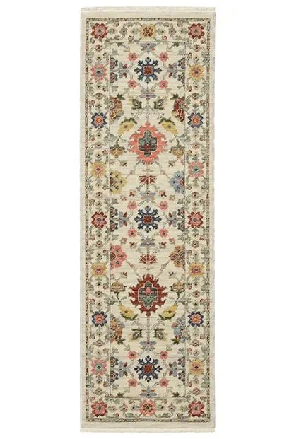 Lucca 93W Ivory Rug