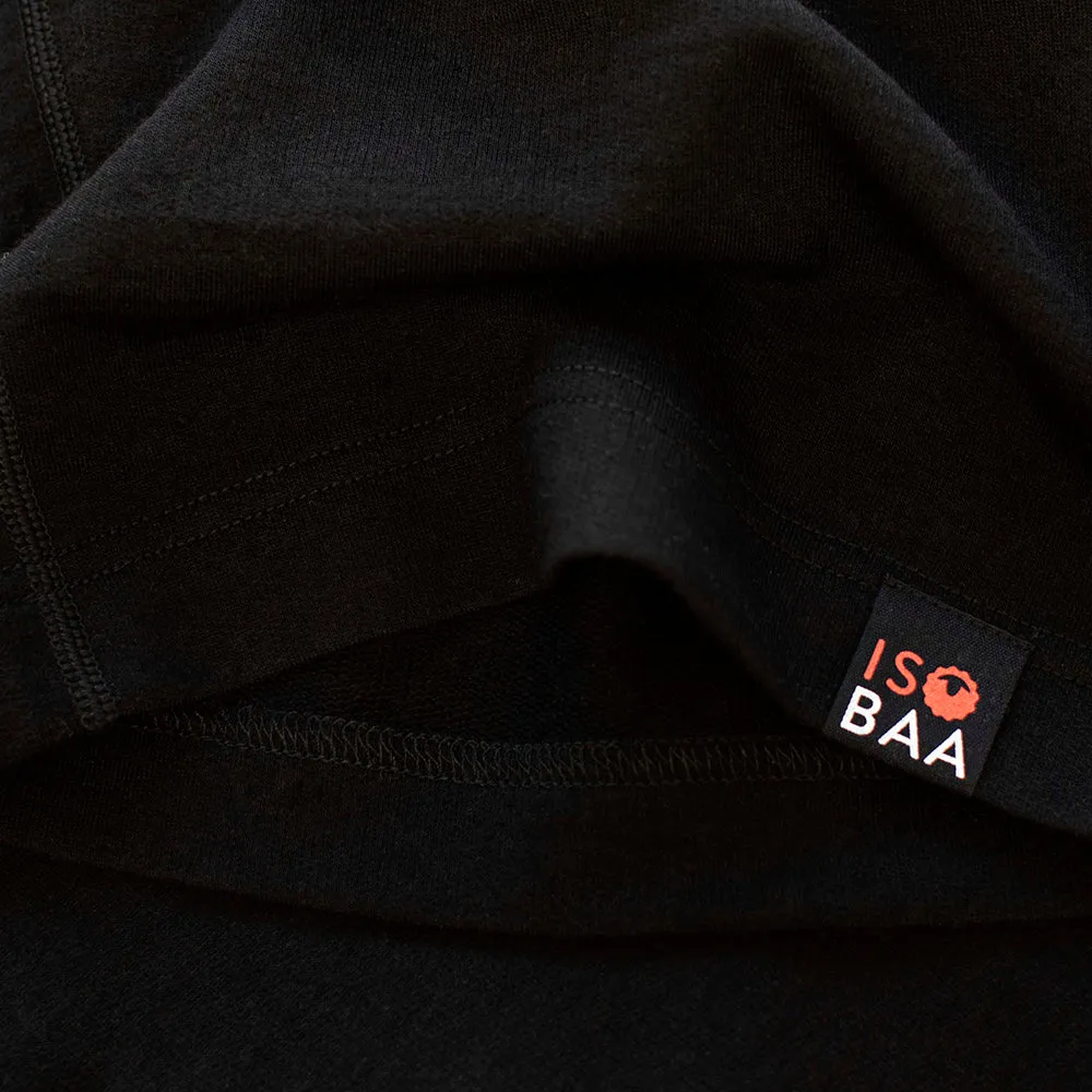 Mens Merino 260 Lounge Loose Joggers (Black/Smoke)