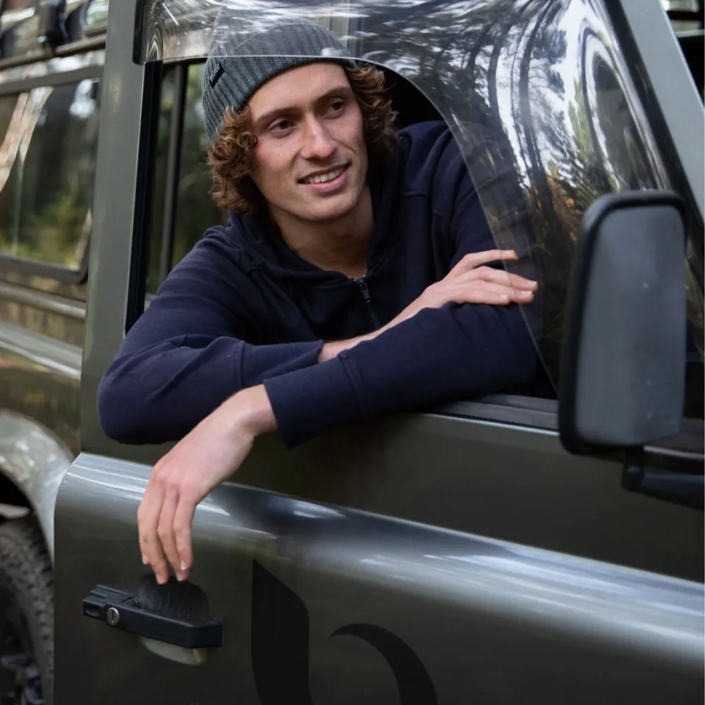 Men’s Tasmanian Merino 340 Ponte Full Zip Hoodie