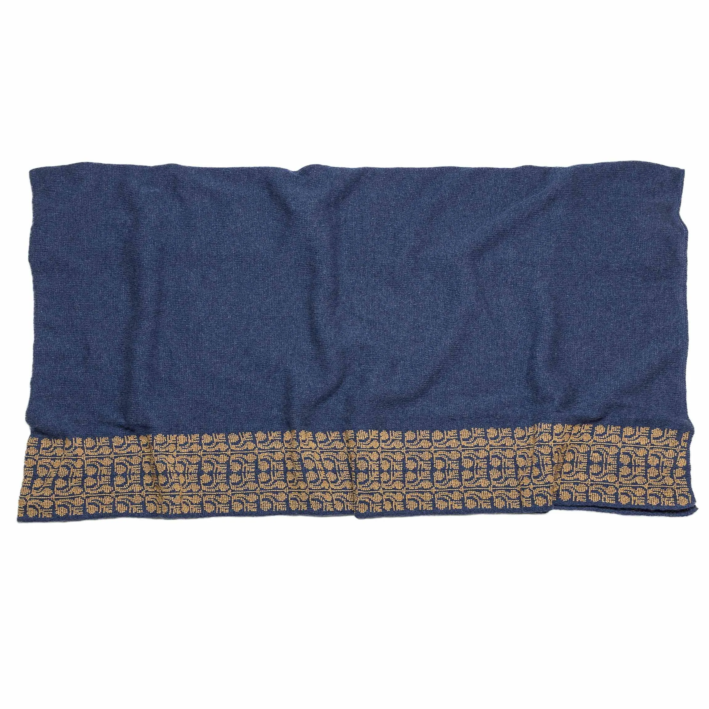 NOTTE BLUE CASHMERE SHAWL