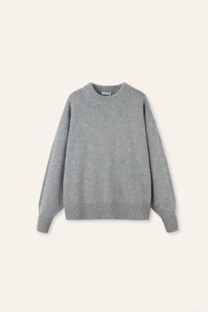 OPHELA superfine wool sweater (Grey)