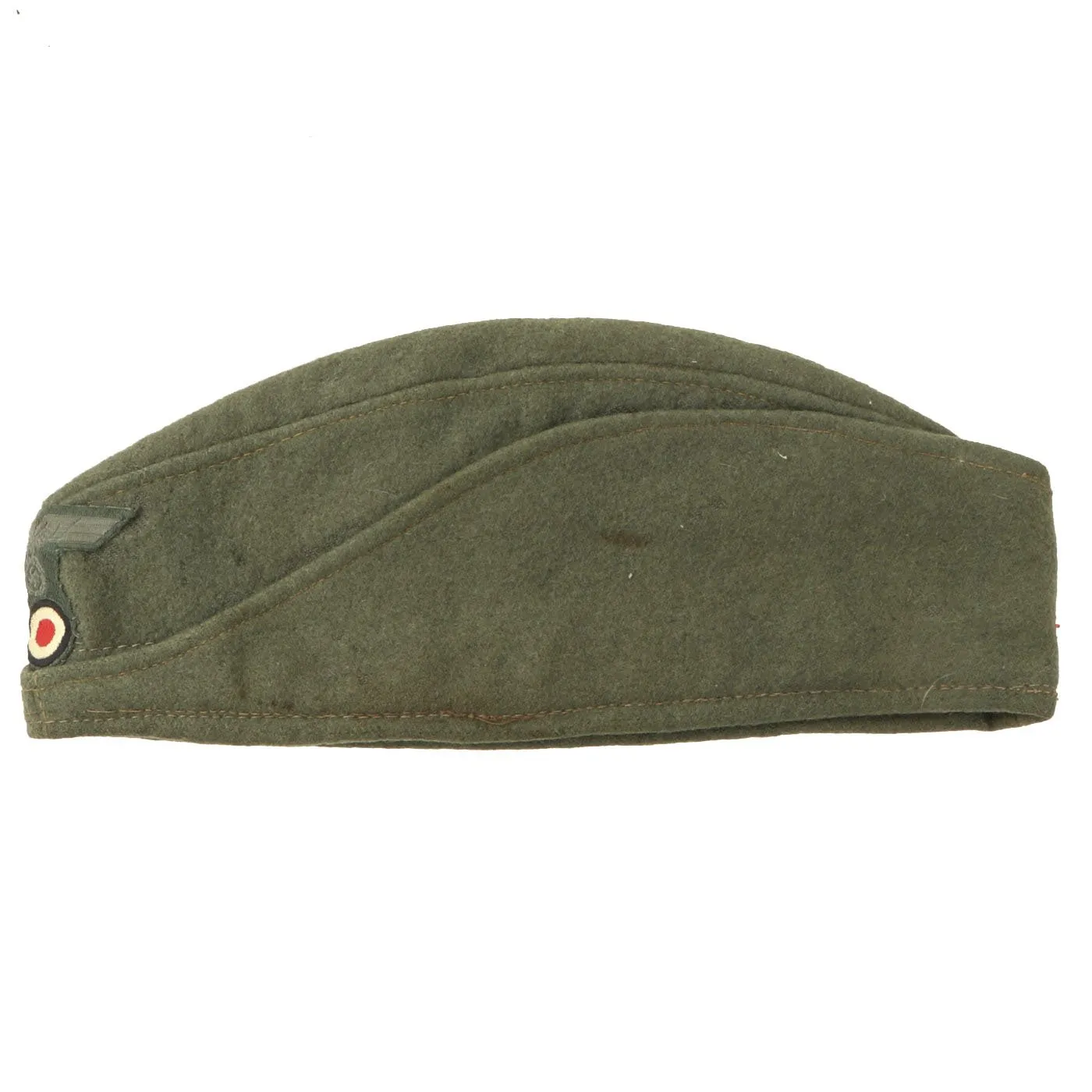 Original German WWII Heer Army EM-NCO Wool Prewar Czech Overseas Cap - size 53
